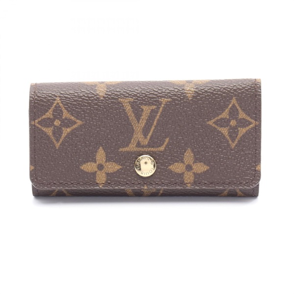 LOUIS VUITTON Multicles 4 key holder M62631 Monogram canvas Brown Used unisex LV