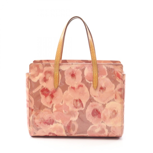 LOUIS VUITTON Catalina BB Handbag M90040 Monogram Vernis Rose Velours Used Women