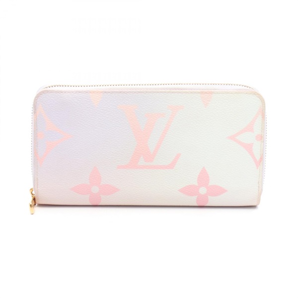 LOUIS VUITTON Zippy Spring in the City Long wallet M81340 Monogram Pastel Used