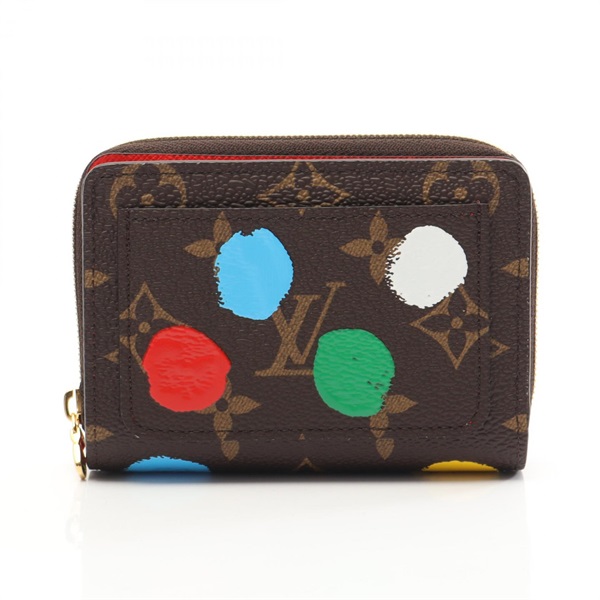 LOUIS VUITTON×Yayoi Kusama Portefeuille Lou Bi-fold wallet Purse M81981 Monogram