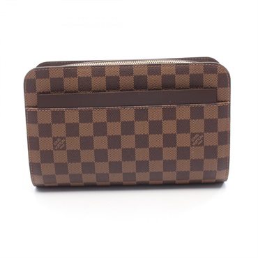 LOUIS VUITTON Saint Louis Business Clutch bag N51993 Damier canvas Ebene Used LV