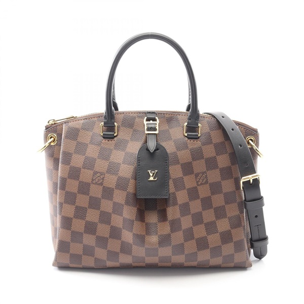 LOUIS VUITTON Odeon PM Shoulder Handbag N45282 Damier Black Ebene Used Women