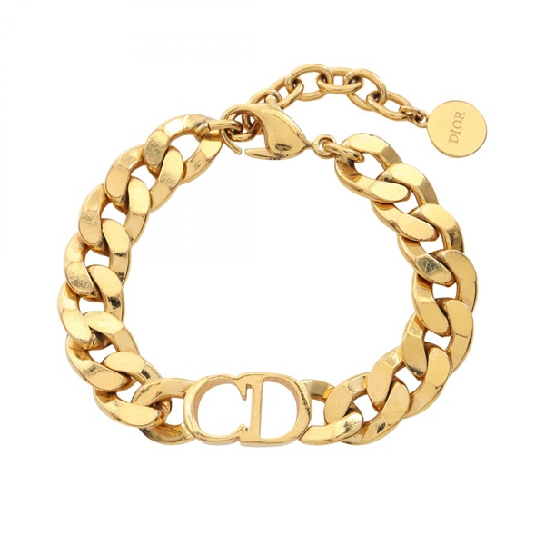 Christian Dior DANSEUSE ETOILE Bracelet Bangle Gold Plated Used Women CD