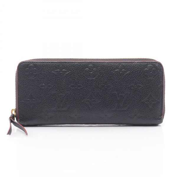LOUIS VUITTON Portefeuille Clemence Long wallet M69415 Monogram empreinte Navy
