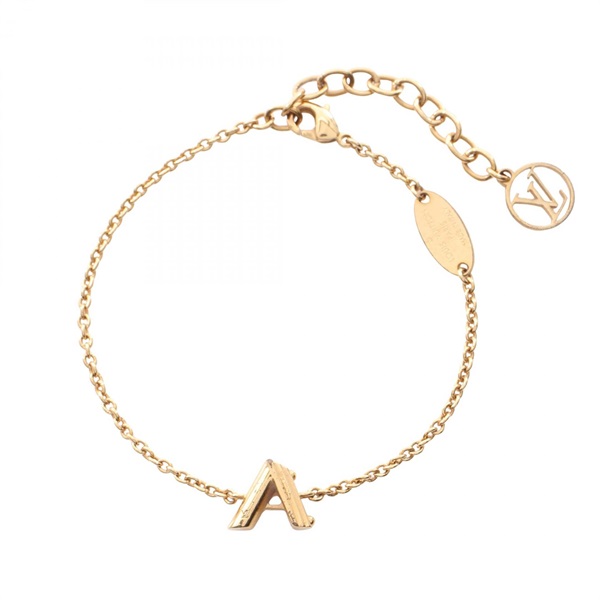 LOUIS VUITTON LV&ME A Bracelet 19cm M67158 Gold Plated Used Women