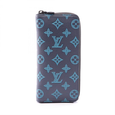 LOUIS VUITTON Zippy Wallet Vertical Around long purse M82322 Monogram Shadow LV