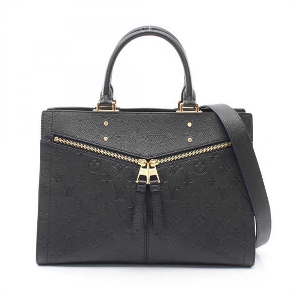 LOUIS VUITTON Sully MM Shoulder Handbag M54273 Monogram empreinte leather Black