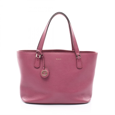 GUCCI Interlocking G Tote Hand Bag 388561 leather Pink Used Women