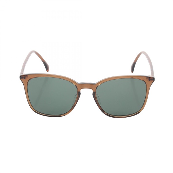 GUCCI Logo Wellington Sunglasses eyewear Plastic Brown Used unisex