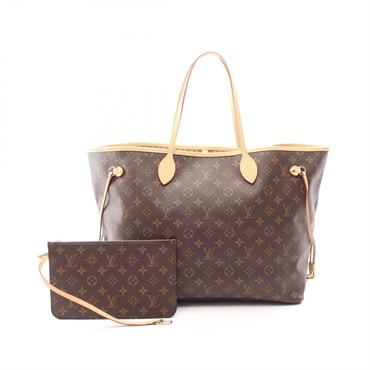 LOUIS VUITTON Neverfull GM Tote shoulder Bag M46978 Monogram leather Brown LV