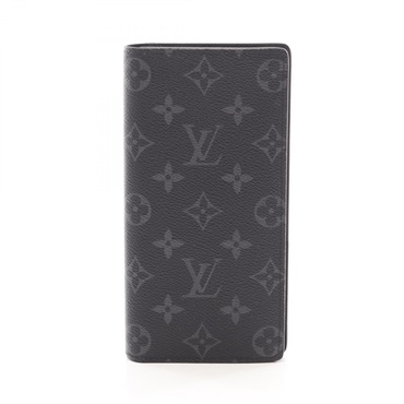 LOUIS VUITTON Portefeuille Brazza Bifold purse wallet M61697 Monogram eclipse BK