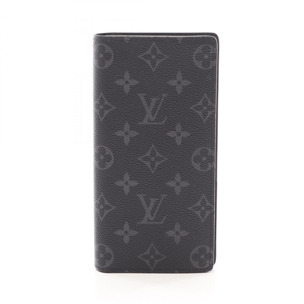 LOUIS VUITTON Portefeuille Brazza Bifold purse wallet M61697 Monogram eclipse BK