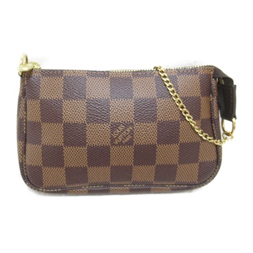 LOUIS VUITTON Mini Pochette Accessoires Accessory pouch hand bag N58009 Damier