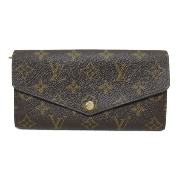 LOUIS VUITTON Portefeuille Sarah Bifold long Wallet purse M60531 canvas Brown LV