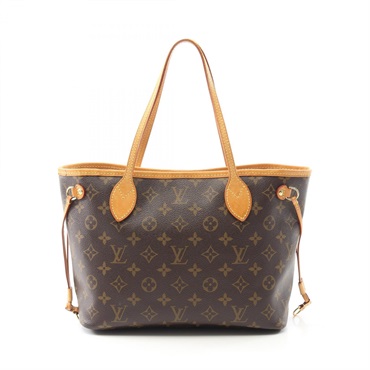 LOUIS VUITTON Neverfull PM Shoulder Tote Bag M40155 Monogram canvas Used Women