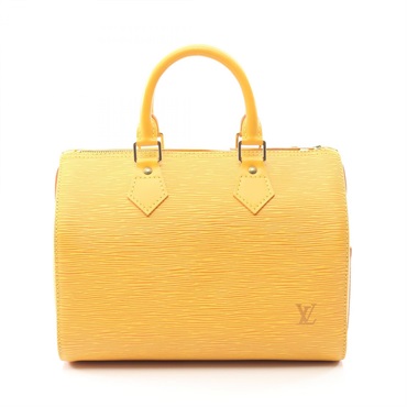 LOUIS VUITTON Speedy 25 Handbag M43019 Epi leather Tassil Yellow Used Women LV
