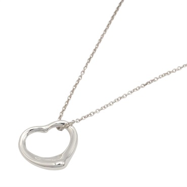 TIFFANY＆CO Open Heart Necklace Pendant  41cm Silver 925 Used Women