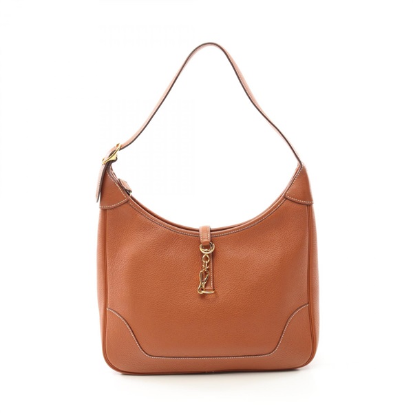 HERMES Trim 31 Shoulder Bag F Togo leather Brique brown Used GHW