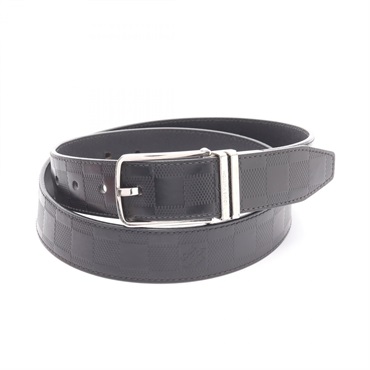 LOUIS VUITTON Ceinture Boston belt M9674 Damier Infini leather Onyx Used mens