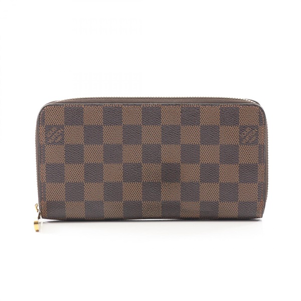 LOUIS VUITTON Zippy wallet Around long purse N60015 Damie Ebene Used LV