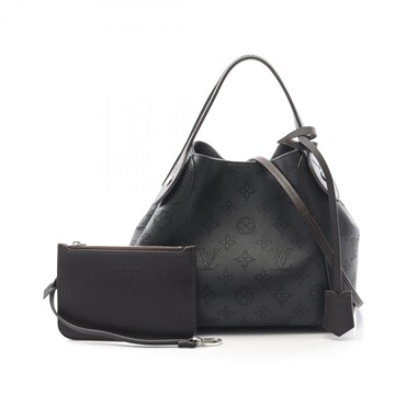 LOUIS VUITTON Hina PM Tote shoulder crossbody Bag M54350 Mahina Noir used LV