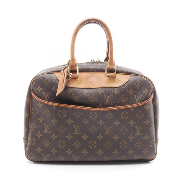 LOUIS VUITTON Deauville Bowling Vanity Handbag M47270 Monogram Canvas Used Woman