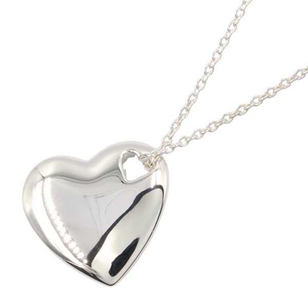 TIFFANY＆CO Heart-in-Heart Necklace Pendant Silver925 Used women