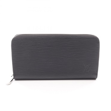 LOUIS VUITTON Zippy around long wallet M61857 Epi leather Black Used mens LV