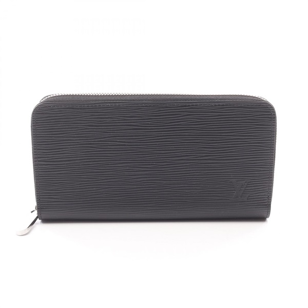 LOUIS VUITTON Zippy around long wallet M61857 Epi leather Black Used mens LV