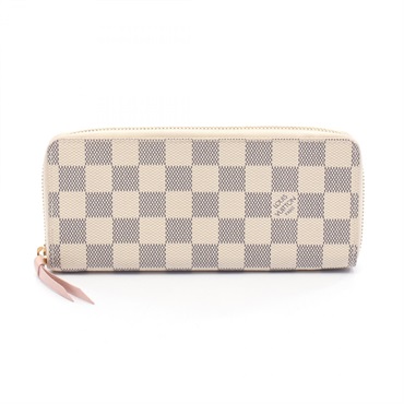 LOUIS VUITTON Portefeuille Clemence Around zip long wallet N61264 canvas Used LV