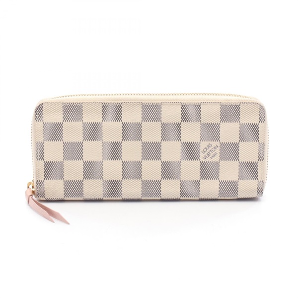 LOUIS VUITTON Portefeuille Clemence Around zip long wallet N61264 canvas Used LV