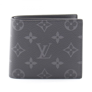 LOUIS VUITTON Portefeuille Marco NM Bi-fold Wallet Purse M62545 Monogram eclipse