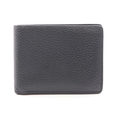 LOUIS VUITTON Portefeuille Multriple Bi-fold wallet purse M58189 leather Noir