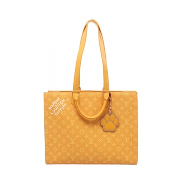 LOUIS VUITTON Sac Plat 24H Shoulder Tote Handbag M12683 Monogram Heritage Used