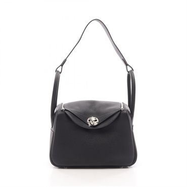HERMES Lindy 26 Shoulder Bag G Taurillon Clemence Caban preowned Women SHW