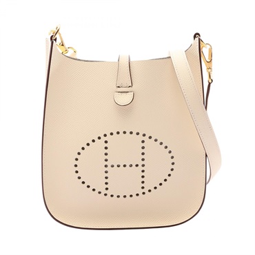 HERMES Evelyne16 TPM Sellier Shoulder crossbody Bag G Epsom Nata GHW Used Women
