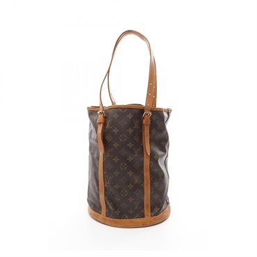 LOUIS VUITTON Bucket GM Shoulder Bag M42236 Monogram canvas Brown Used Women LV