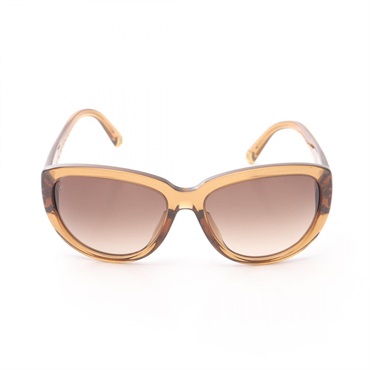 LOUIS VUITTON Opulence Glitter Honey sunglasses Plastic Brown Gold Used Women LV