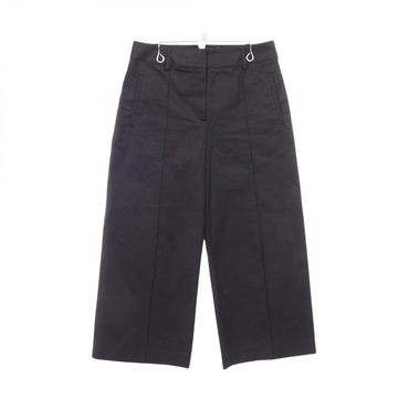 HERMES Pants cotton Black Used Women size 36