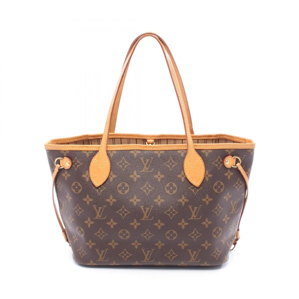 LOUIS VUITTON Neverfull PM Tote Bag M40155 Monogram canvas leather Brown Used LV