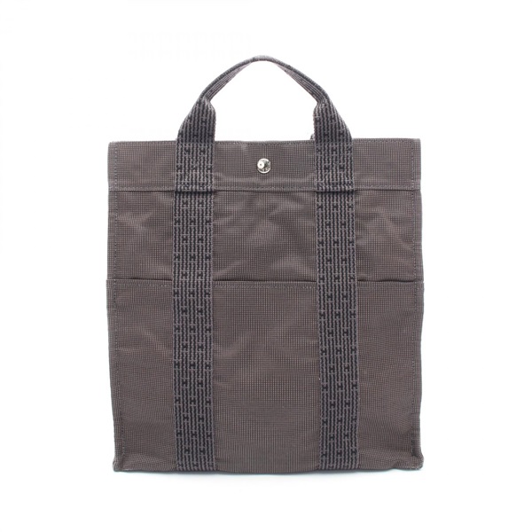 HERMES Herline Ad MM Rucksack Backpack Handbag canvas Gray SHW Used unisex