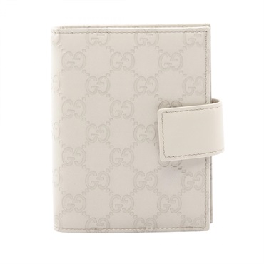 GUCCI Guccisima Notebook Cover 115240 leather Beige Used Women