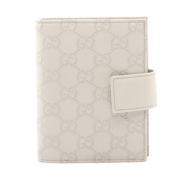 GUCCI Guccisima Notebook Cover 115240 leather Beige Used Women