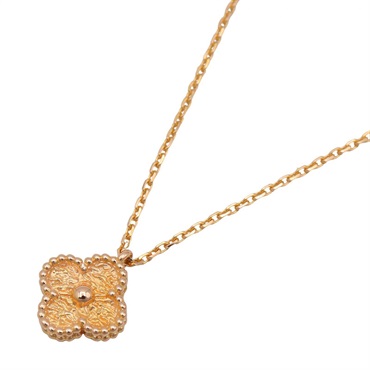 Van Cleef & Arpels Sweet Alhambra Necklace 18KPG Pink Rose Gold Used women