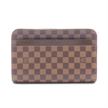 LOUIS VUITTON Saint Louis Business clutch bag N51993 Damier Brown Ebene Used LV