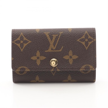 LOUIS VUITTON Multicles 6 Key case holder M62630 Monogram canvas Brown Used LV
