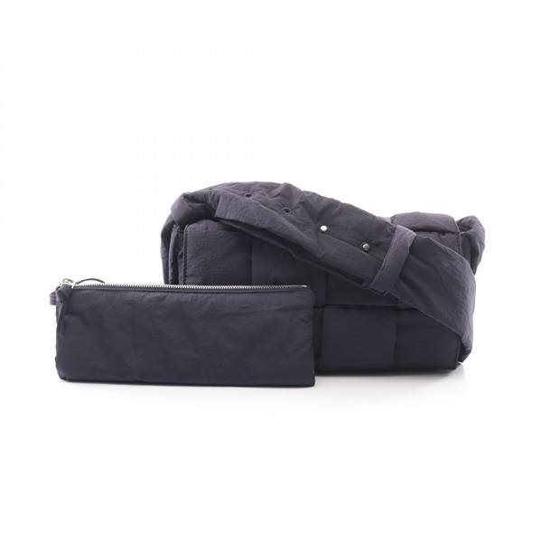 BOTTEGA VENETA PADDED TECH CASSETTE Crossbody Shoulder Bag 628951 Nylon Navy