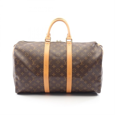LOUIS VUITTON Keepall 45 Travel Weekender Bag M41428 Monogram canvas Used LV