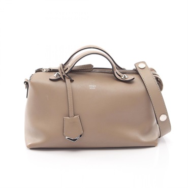 FENDI BY THE WAY MEDIUM Shoulder Handbag 8BL124 leather Beige Used crossbody