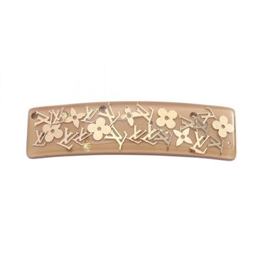 LOUIS VUITTON Inclusion Barrette Hair accessary M65305 GP Resin Pink Used Women